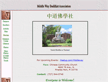 Tablet Screenshot of middlewaybuddhist.org